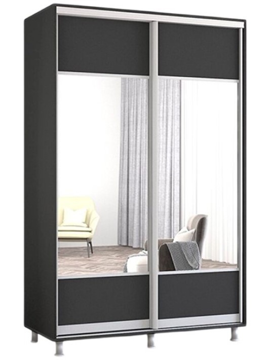 Шкаф-купе Mobildor-Lux Aron-P 140x220 Anthracite (aronp3170) K1