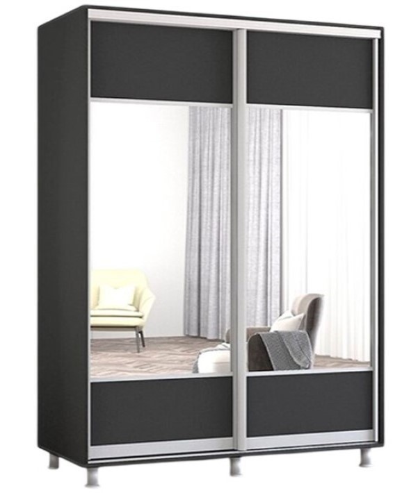 Dulap cu uşi glisante Mobildor-Lux Aron-P 170x240 Anthracite (aronp2996) K1