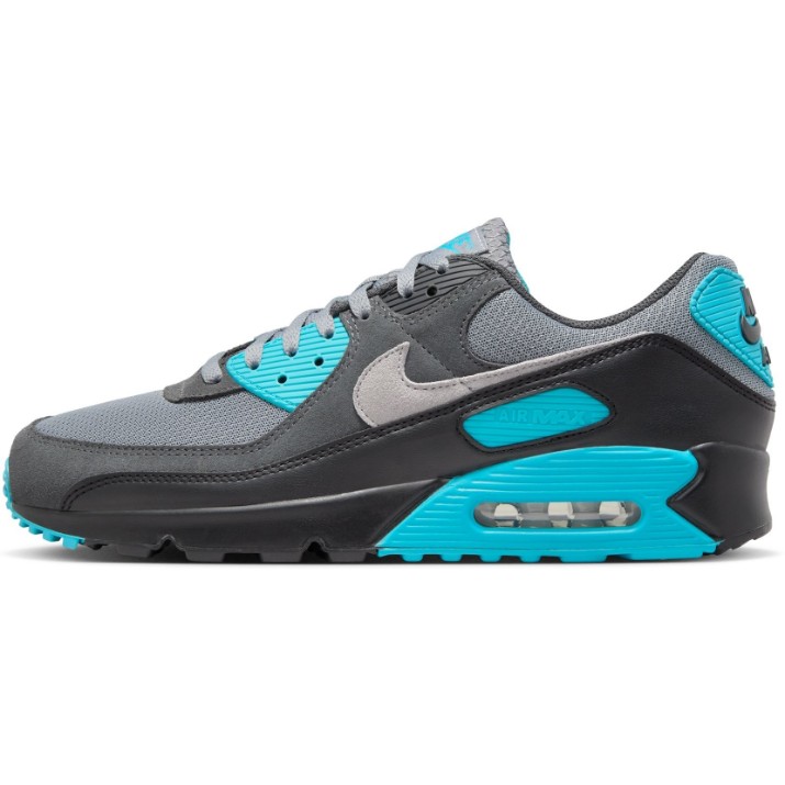 Adidași pentru bărbați Nike Air Max 90 Cool Grey/Dusty Cactus/Black/Wolf Grey, s.45