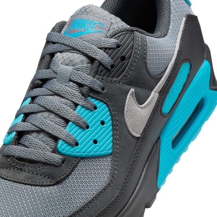 Adidași pentru bărbați Nike Air Max 90 Cool Grey/Dusty Cactus/Black/Wolf Grey, s.45