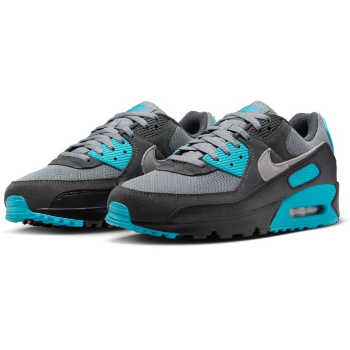 Кроссовки мужские Nike Air Max 90 Cool Grey/Dusty Cactus/Black/Wolf Grey, s.45.5
