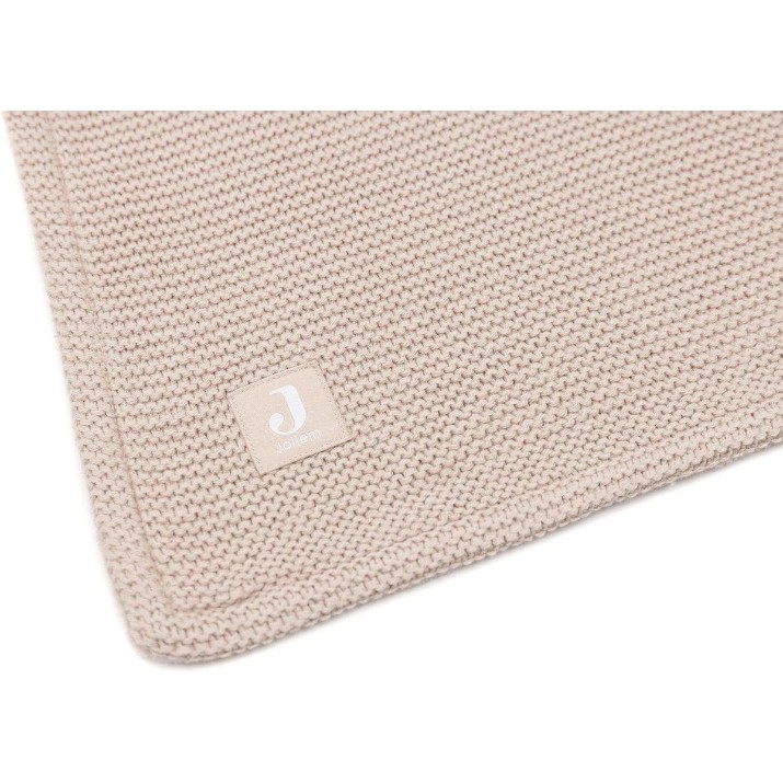 Pătura Jollein Basic Knit Wild Rose/Fleece 100x150 (517-522-67068)