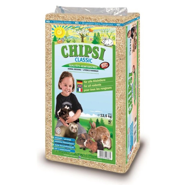 Наполнитель для грызунов Chipsi Classic 1kg 15L