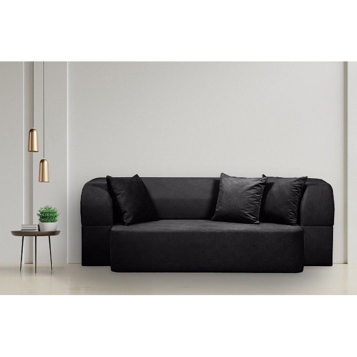 Canapea fără ramă Edka Meteor 180x120x32 M37 Black