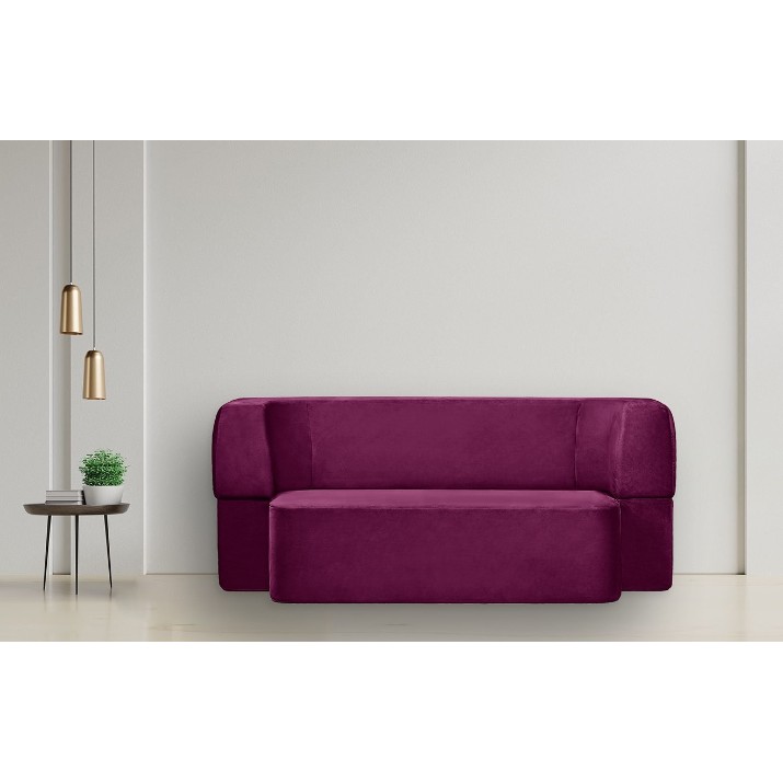 Бескаркасный диван Edka Meteor 180x140x40 M10 Dark Purple
