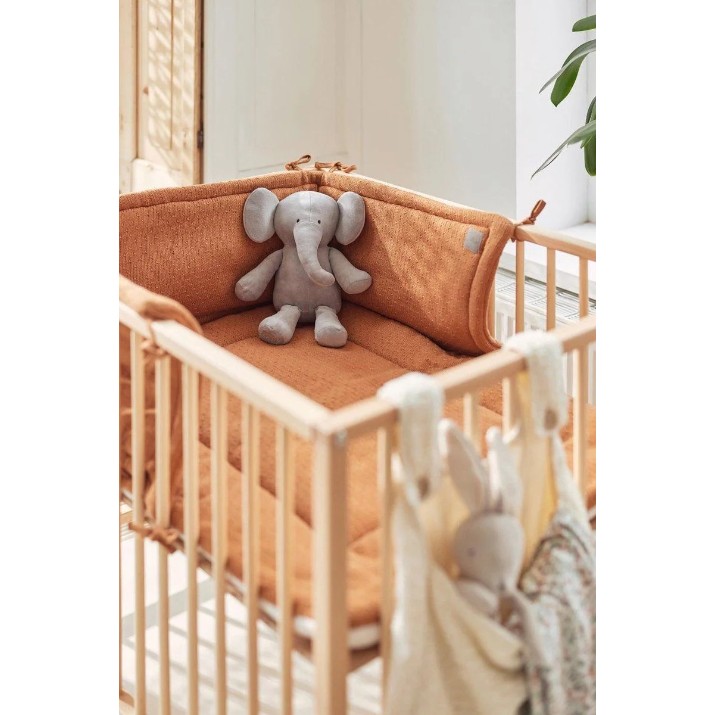 Бортик в кроватку Jollein Bliss Knit Caramel 180x35 (004-895-65353)