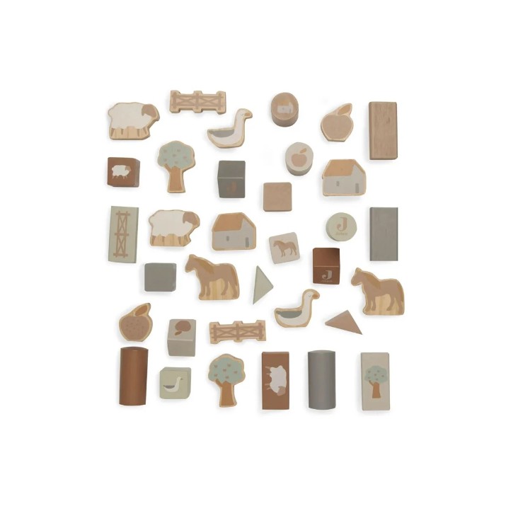 Cuburi Jollein Blocks Set Farm (712-603-67021)