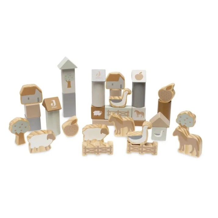 Cuburi Jollein Blocks Set Farm (712-603-67021)