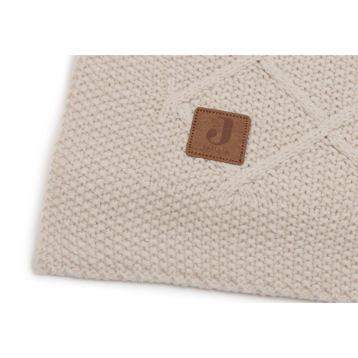 Плед Jollein Check Knit Oatmeal 75x100 (516-511-68038)