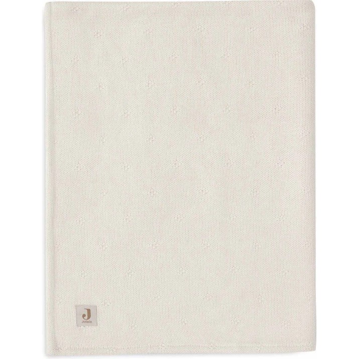 Плед Jollein Cosy Knit Ivory/Velvet 100x150 (517-522-68033)