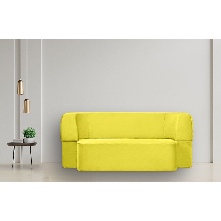 Canapea fără ramă Edka Meteor 180x140x40 M13 Sunny Yellow