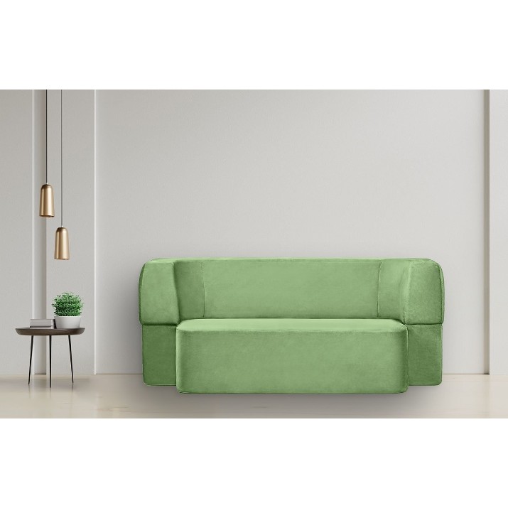 Canapea fără ramă Edka Meteor 200x140x40 M27 Green