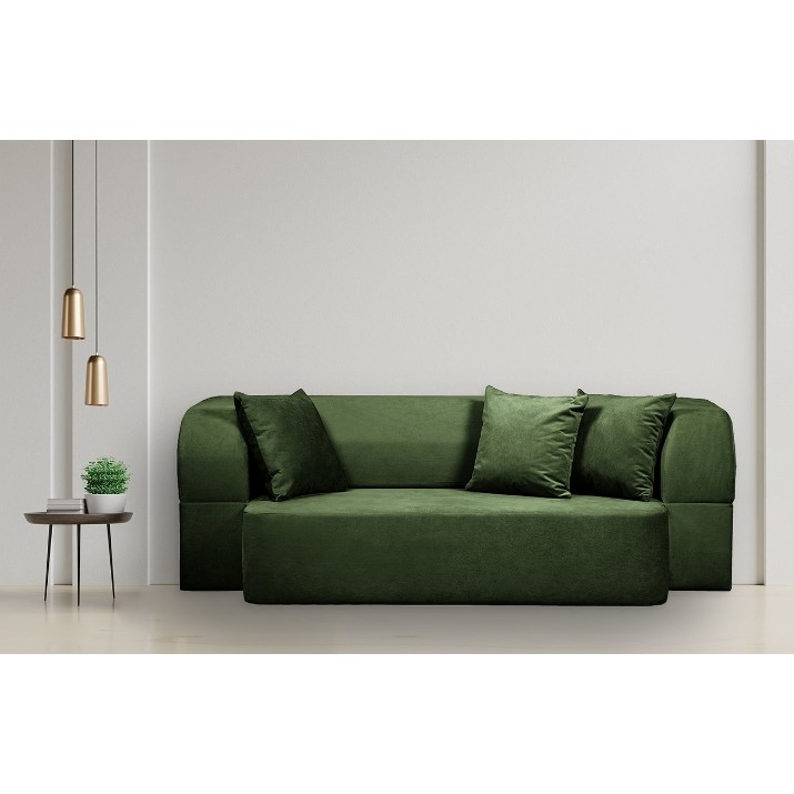 Canapea fără ramă Edka Meteor 200x120x32 M35 Dark Green