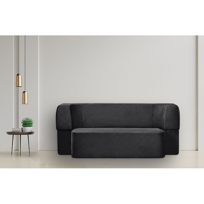 Бескаркасный диван Edka Meteor 180x140x40 M37 Black