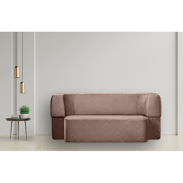 Canapea fără ramă Edka Meteor 200x140x40 M5 Grey Brown