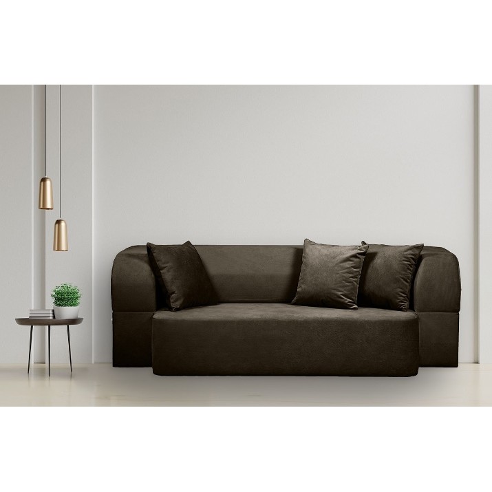 Бескаркасный диван Edka Meteor 200x140x32 M8 Dark Brown