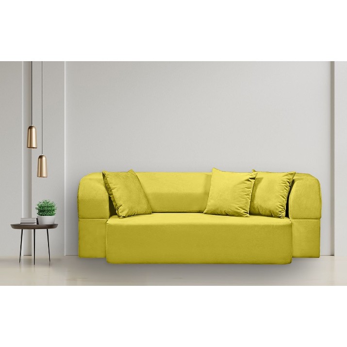 Бескаркасный диван Edka Meteor 180x160x32 P12 Olive Green