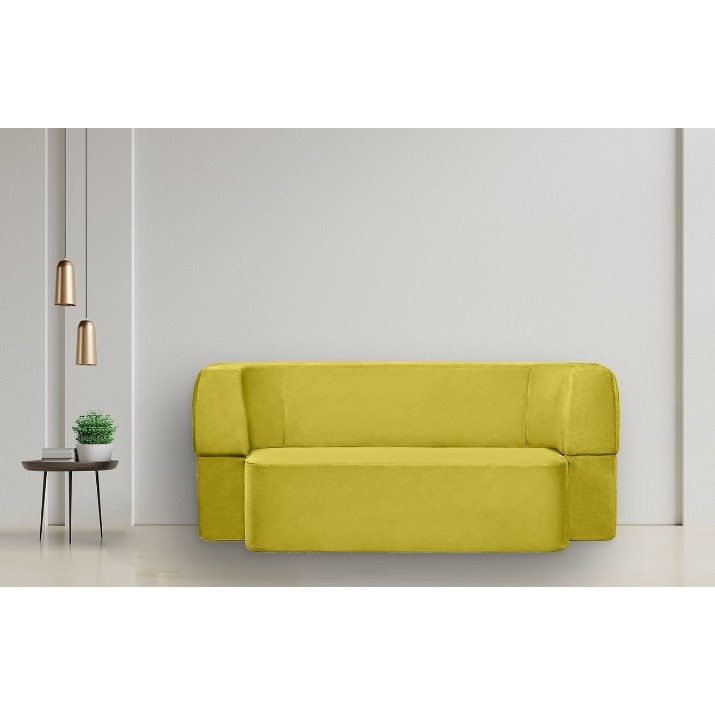 Canapea fără ramă Edka Meteor 200x140x40 P12 Olive Green
