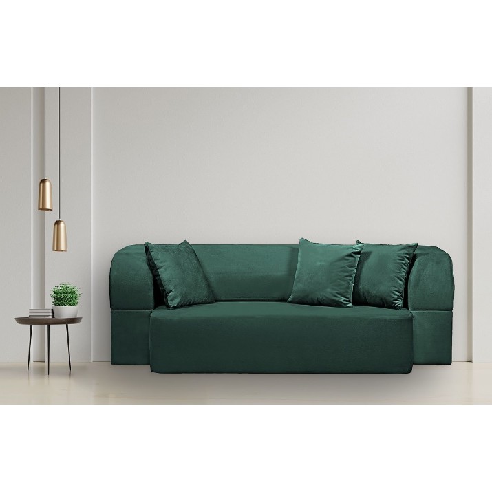 Бескаркасный диван Edka Meteor 180x120x32 P15 Green Emerald
