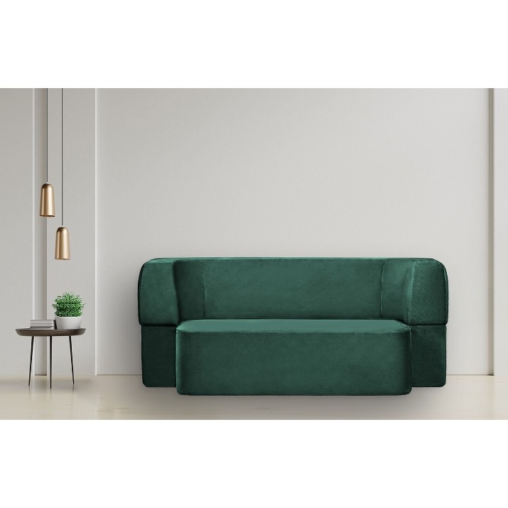 Canapea fără ramă Edka Meteor 180x160x40 P15 Green Emerald