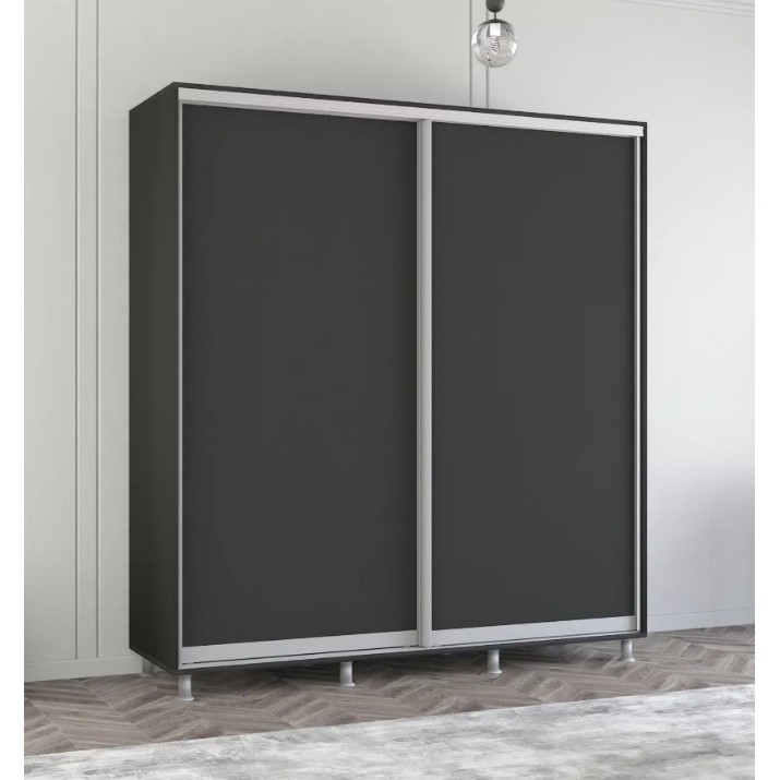 Шкаф-купе Mobildor-Lux Aron-P 190x230 Anthracite (aronp2851)
