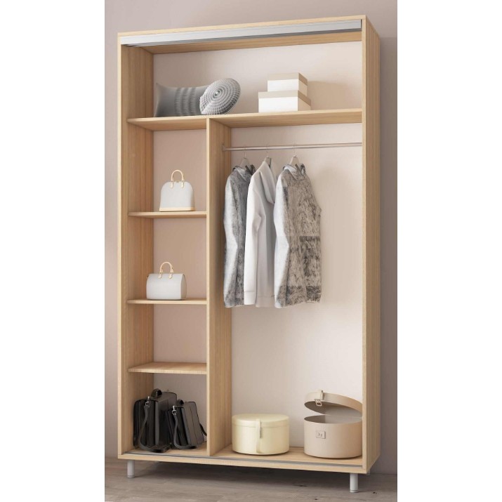 Dulap cu uşi glisante Mobildor-Lux Aron-P 110x200 Oak Sonoma (aronp3003)