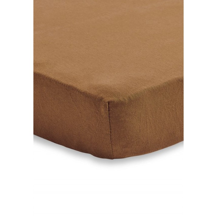 Cearșaf pentru copii Jollein Jersey Biscuit 120x60cm,2pcs (2511-507-00103)