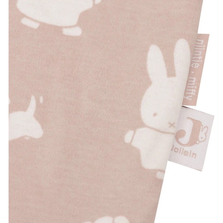 Sac de dormit pentru bebeluși Jollein Jersey Miffy & Snuffy Wild Rose 70cm (048-510-68009)