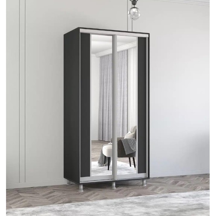 Шкаф-купе Mobildor-Lux Aron-S 120x210 Anthracite (arons4951) K2