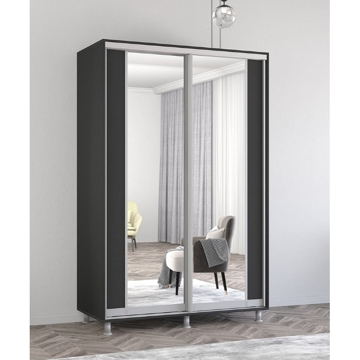 Шкаф-купе Mobildor-Lux Aron-S 150x230 Anthracite (arons4227) K2