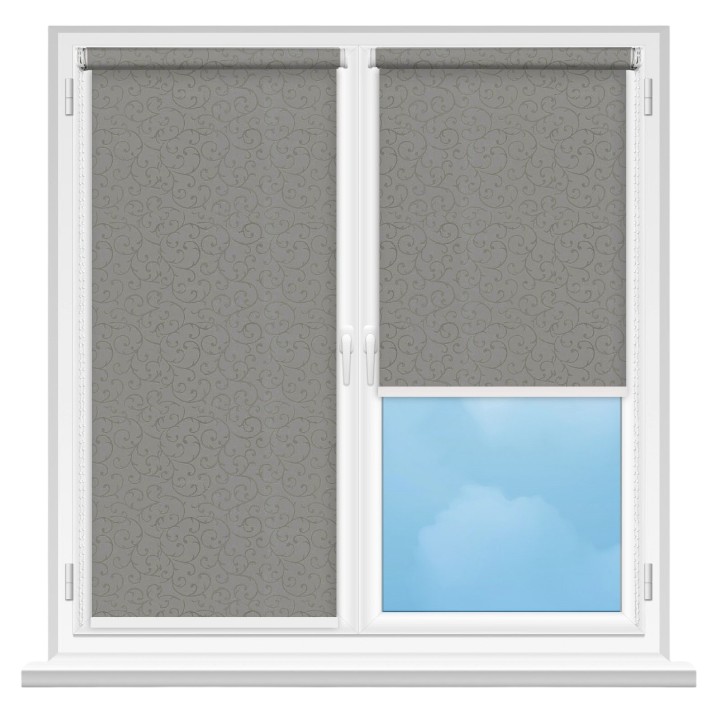 Рулонные шторы Msrolls Akant A 203 Grey 1.00x1.70m