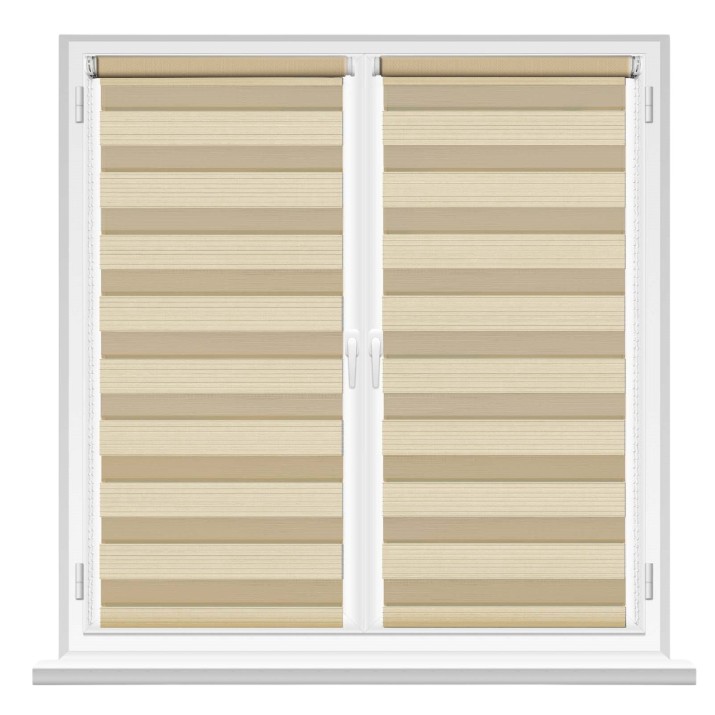 Рулонные шторы Msrolls Day Night Line 601/12 Platinum 0.60x1.70m