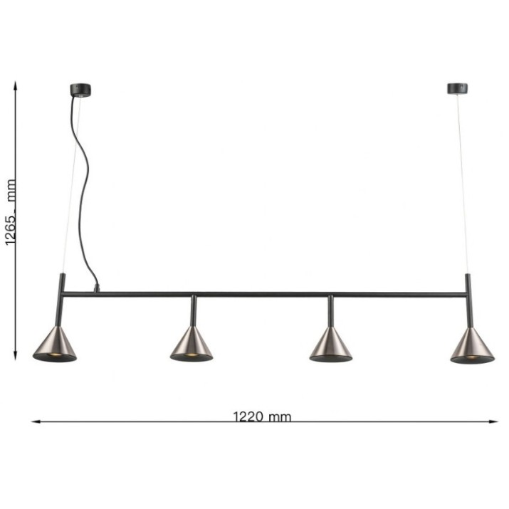 Lustră Lampardi Horn LP9032-4P