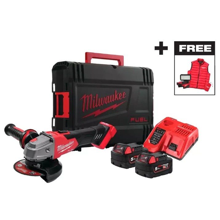 Углошлифовальная машина Milwaukee M18FSAG125XBMC-502X (4933499453)