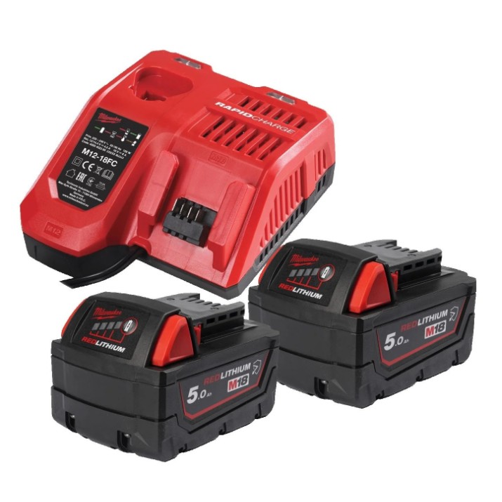 Комплект аккумулятор и зарядное устройство Milwaukee M18NRGCR-502 (4932479831_