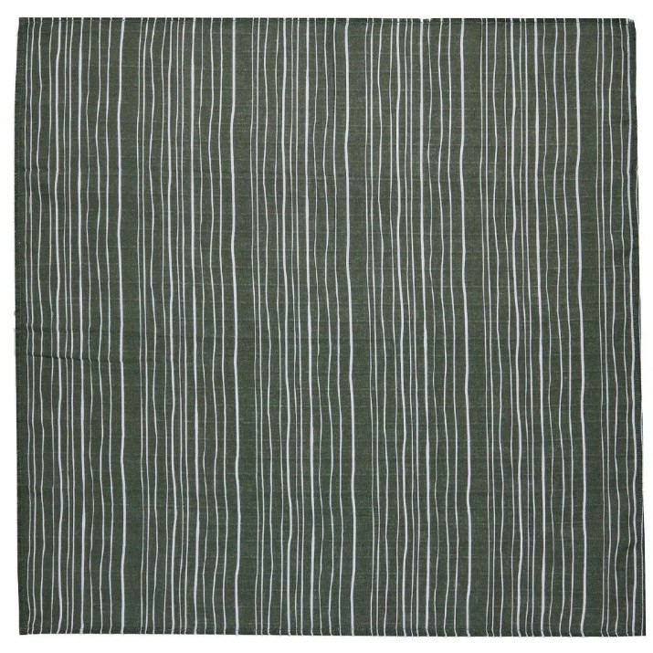 Pelinci Jollein Stripe & Olive Leaf Green GOTS 2pcs (535-851-66094)