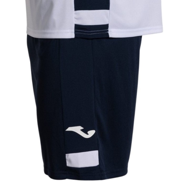 Costum sportiv pentru copii Joma 104285.203 White/Navy Blue, s.4XS