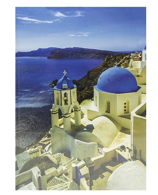 Blocnotes Idee A4/96p Santorini OB9601
