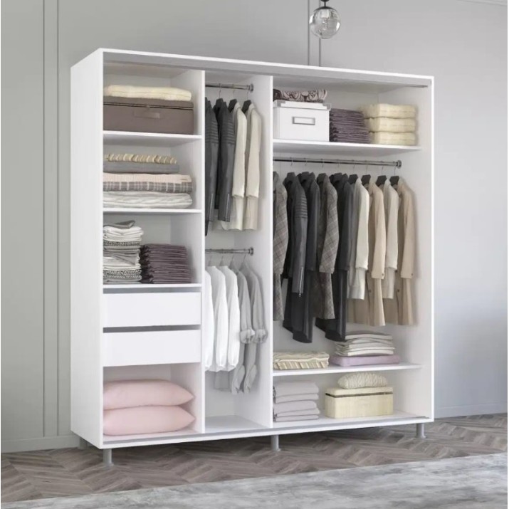 Шкаф-купе Mobildor-Lux Aron 220x230 White (aron2187)