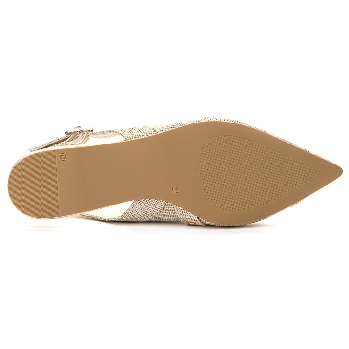 Балетки женские Betsy 947057/01-04 Beige/Gold, s.37