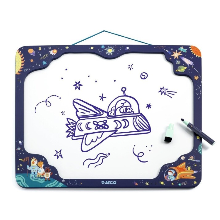 Tablă pentru desen Djeco Space board (DD04596)