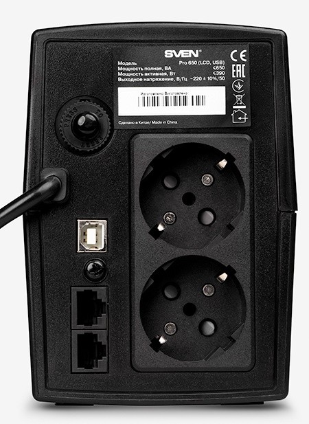 Источник бесперебойного питания Sven Pro 650