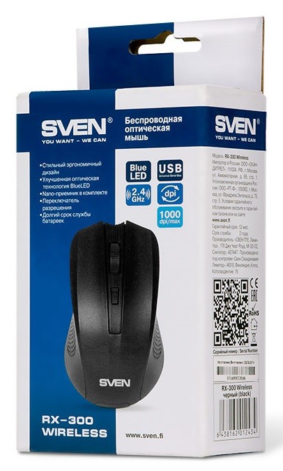 Mouse Sven RX-300 Black