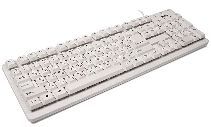 Tastatură Sven Standard 301 White