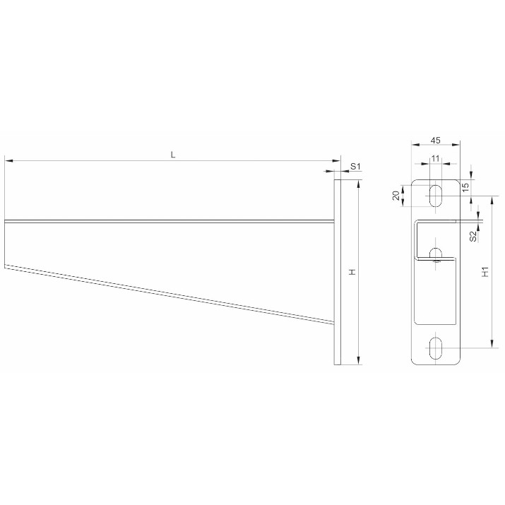 Консоль IEK CLW10-NKU-200-020-4-HDZ