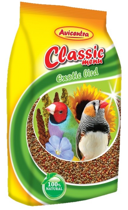 Hrană pentru păsări Avicentra Classic Menu Exotic Bird 1kg