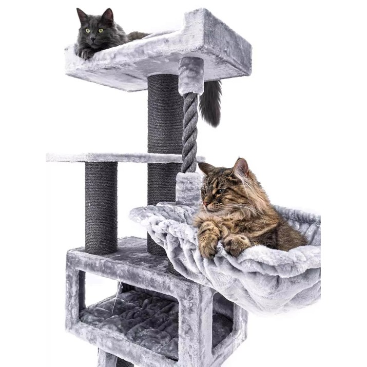 Ansamblu pentru pisici Petrebels Cat Tree Parklane 175 Grey (431361)