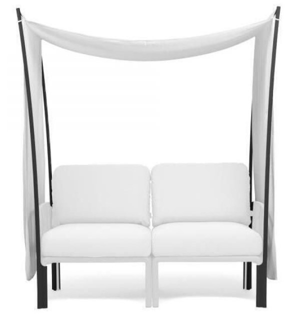 Балдахин Nardi Ombra 2 Antracite Velo White (40407.02.203)