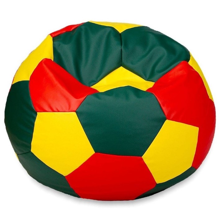 Кресло-мешок BeanBag Ares L Green/Red/Yellow