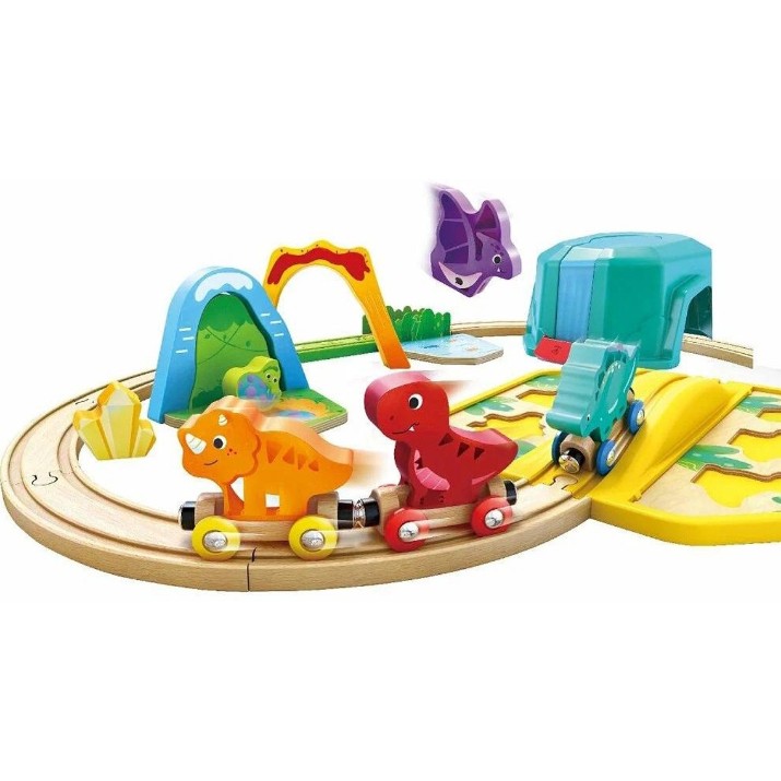 Детская игровая дорога Hape Dinosaur Train Bucket (E3828)